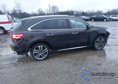 2017 Acura Mdx Advance Package из США, поврежденный, VIN 5FRYD4H88HB022011